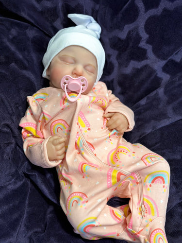 NEW Reborn Baby 20 inch 6lb 5oz Art Doll Newborn Child Safe Realistic Life Size Girls Play Doll Includes Bottle Blanket Extra Clothes Paci
